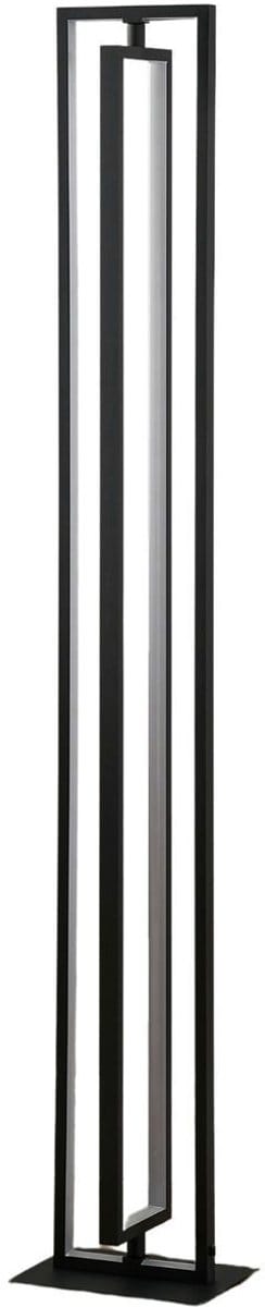 Kosilum - Otso - Vloerlamp - Zwart - Aluminium, ijzer en PC