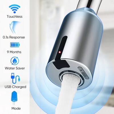 Intelligente Smart Kraan Waterbesparende Sensor Opzet Stuk Mixer Rood Licht Detectie Automatische Adapter M22/M24 Kranen Mondstuk Voor Badkamer Keuken Kranen
