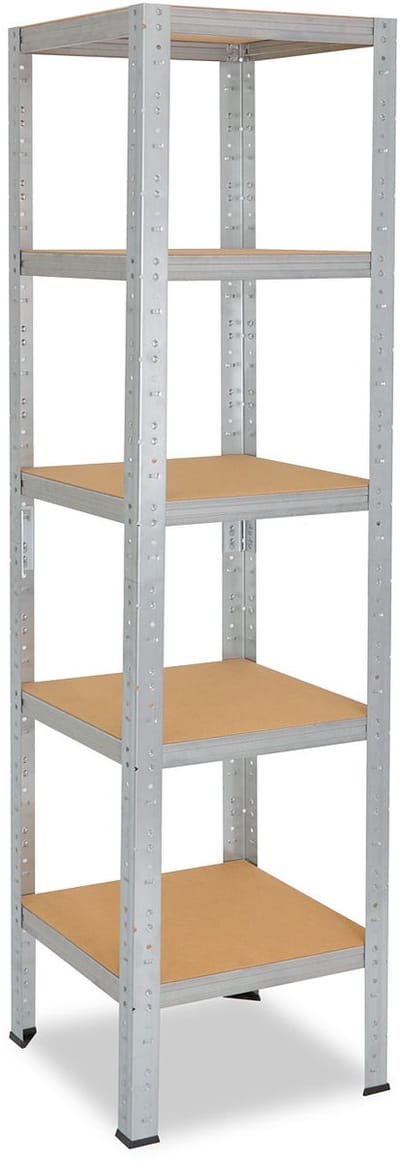 Shelfplaza HOME metalen stellingkast - 230x60x60 cm - verzinkt - 5 planken