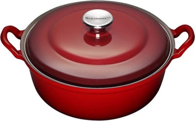 Le Creuset Faitout Braadpan - 6,6 l - Ø 32 cm - Kersenrood