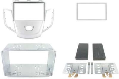 2-DIN FRAME Fiesta 2009-> Zonder Display Zilver