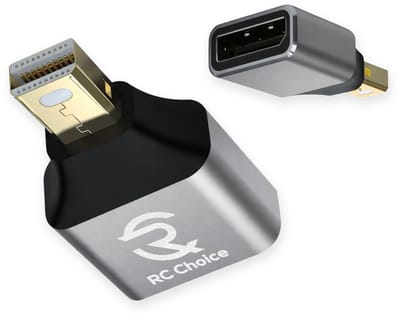 Mini DisplayPort naar DisplayPort Adapter - 4K 60Hz - Aluminium