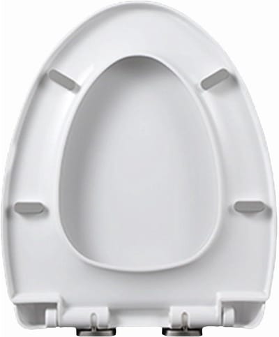 Toiletbril - Toiletdeksel - Badkamer Vernieuwen - Softclose Mechanisme - 38.5 x 46 cm - Wit