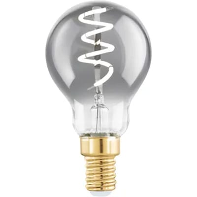 Eglo Ledfilamentlamp Peertje - Smoke - D4,5cm - Dimbaar - Warm Wit - E14 - 4w