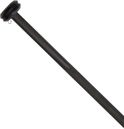 Zwarte Aluminium Vlaggenstok - 200cm - Voor NL Vlag - Inclusief Zwarte Dop
