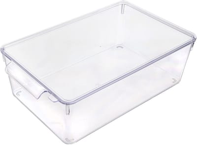 Koelkast Organisator met Deksel 32,5x20x10,5 cm - Voorraadkast - Koelkastdoos - Koelkastorganizer - voor Koelkast - Pantry