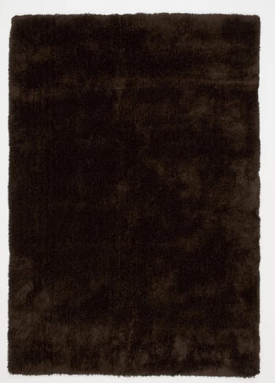 DÉJA Living Vloerkleed 80x150cm - Hoogpolig Donkerbruin Stof - Lavar