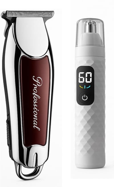 Professionele Tondeuse + Een Neustrimmer - Draadloze Tondeuse - Tondeuse Mannen - Tondeuse hoofdhaar - Haartrimmer - Tondeuses - Trimmer Mannen - Complete Set