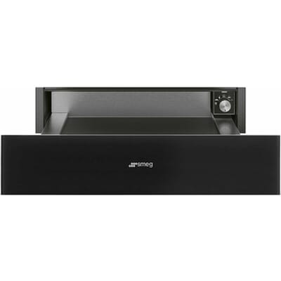 SMEG Warmhoudlade Lade Lade, Linea, Warmhoudlade, 14 cm, Zwart