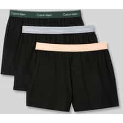 Regular fit boxershorts van katoenmix in set van 3