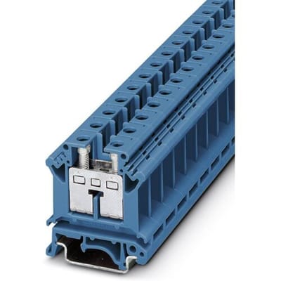 Phoenix Contact UIK 16 BU 3006205 Doorgangsserieklem Aantal polen: 2 4 mm² 16 mm² Blauw 50 stuk(s)