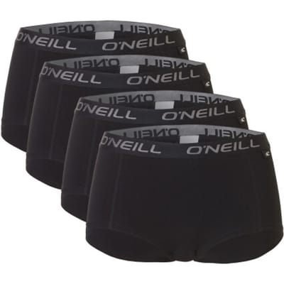 O'Neill Dames Boxershorts 4-Pack Zwart - Maat XL