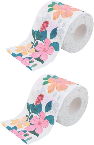 Gekleurd Toiletpapier - Decoratief Papier - Badkamer Decoratie - Creatief Patroon - 10.5 cm - Multicolor