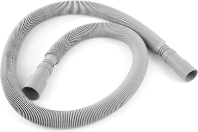 Uittrekbare afvoerslang wasmachine droger, 0,7m - 2m., Ø24mm haaks