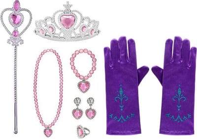 Het Betere Merk - prinsessenjurk meisje - Prinsessen speelgoed meisje - Speelgoed - voor bij je prinsessen jurk - Tiara - Prinsessen Verkleedkleding - Paars