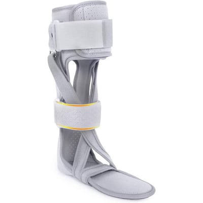 Voetheffersbrace Enkel-voetorthese, Voetheffersondersteuning, Kan in schoenen lopen, Geschikt voor mannen en vrouwen met beroerte, hemiplegie Right-XL white