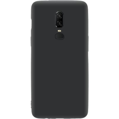OnePlus 6 TPU Back Cover - Zwart