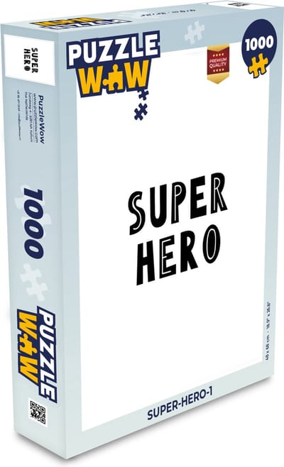 Puzzel Jongens - Quotes - Super hero - Kind - Spreuken - Legpuzzel - Puzzel 1000 stukjes volwassenen