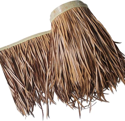Kunstmatige Riet Matten - Dakbedekking Rollen - Decoratieve Afdekking - Weerbestendig Materiaal - 50 cm Breed - Natuurlijk