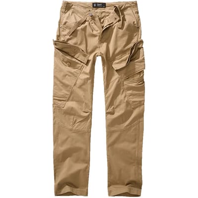 Brandit - Adven Slim Fit Cargobroek - M - Beige