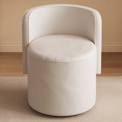 Guyii Meubels Poefs,kruk,Pu Lederen Stoel - Comforabele En Stijlvolle Viltstoel Voor Interieur,Kruk voor de woonkamer，Kruk voor de toonbank,Aanloopkruk voor schoenen om te wisselen bij de deur