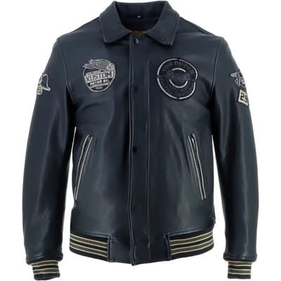 Motor leren jas Von Dutch Vd - Brooklyn
