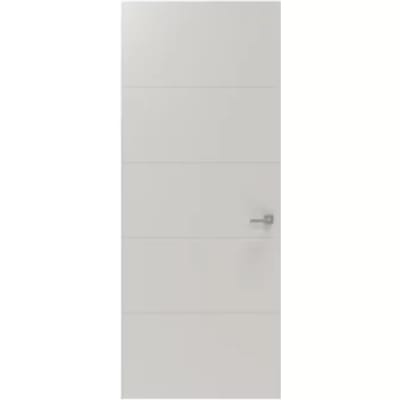 Cando Binnendeur Board Line 2a01 - Wit - Gegrond - Stomp - 73x201,5cm