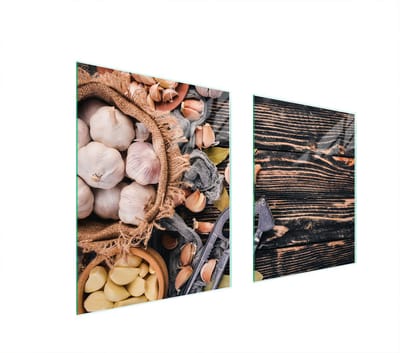 TMK ArtDeko - Snijplank van Geharde Glas - 85x52 cm - Multifunctioneel - Antibacterieel
