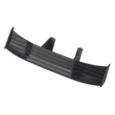 Allecto - Mini Carbon Fiber Spoiler Wing - Single Deck Design - Aerodynamische Verbetering - Geschikt voor Auto's - Sportieve Uiterlijk - Eenvoudig...