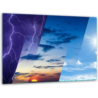 TMK ArtDeko Serie - Glazen Snijplank - 40x30cm - Krasbestendig - Antislip