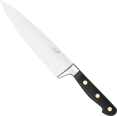 Déglon Koksmes 20 cm – Duurzaam Roestvrijstaal – Ergonomisch Houten Handvat – Voor Fijnsnijden en Julienne Snijden