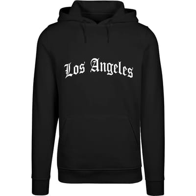 Mister Tee - Los Angeles Wording New Heavy Hoodie/trui - S - Zwart