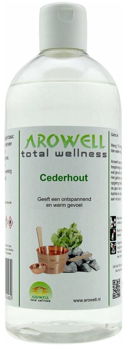 Arowell - Cederhout sauna opgiet saunageur opgietconcentraat - 500 ml