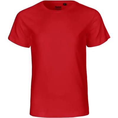 Neutral Kids´ Short Sleeve T-Shirt NE30001 - Red - 92/98