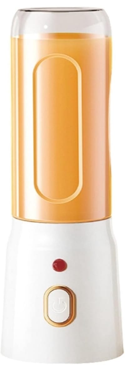 draagbare blender, 15oz reisbeker en deksel met 10-bladig stalen mes voor shakes en smoothies voor sportschool, keuken en buiten