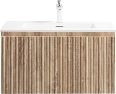 LINEA UNO - Havi 80 - Licht eiken - Badmeubel - - 301747