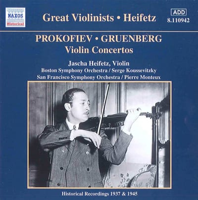 Violin Concertos - Heifetz-jascha/koussevitzky/mo