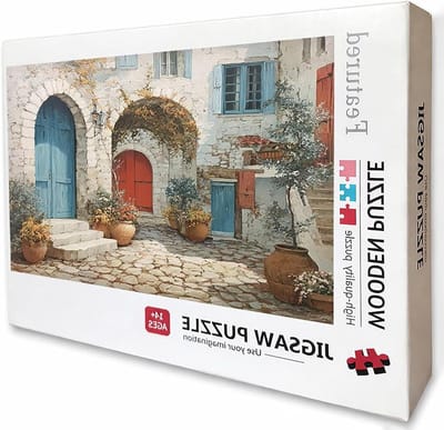 Landschap Puzzel - Houten Legpuzzel - Ontspannende Tijd - Achterkant met Letters - 4000 Stukjes - Landschap