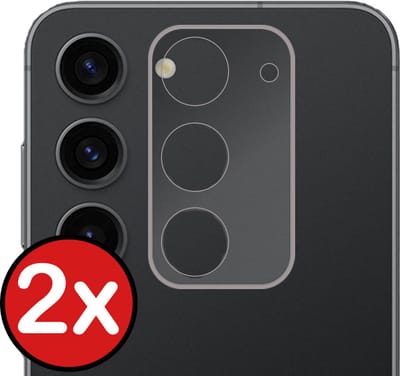 Camera Lens Protector - 2 Stuks - Geschikt voor Samsung Galaxy S23 Plus - Camera Screenprotector - Beschermglas - Gehard Glas - Tempered Glass - Screen Protector