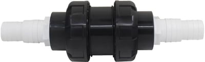 Dailygoods- Terugslagklep 32/38mm - Universele Aansluiting - Duurzaam Kunststof - Voor Tuinslang/Waterpomp - Terugvloei Bescherming - Eenvoudig Te Monteren