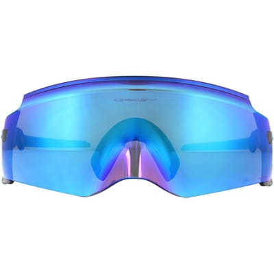Oakley Wrap Heren Polished Zwart Prizm Sapphire Zonnebril