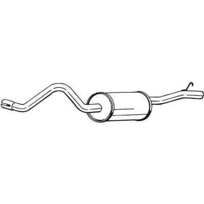 Geluiddemper achter BOSAL 279-765