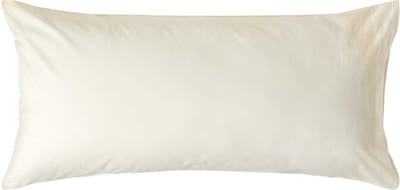 Homescapes Kussensloop 50x90 cm – Crème – 100% Egyptisch Perkal Katoen – 200 TC