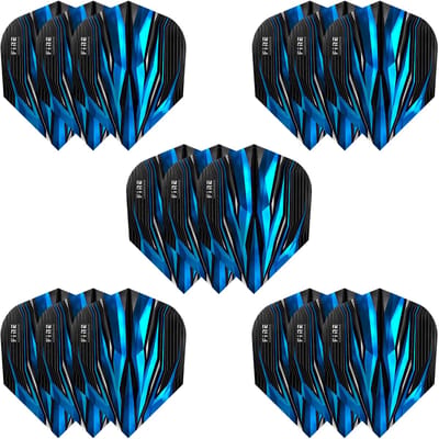 Dailygoods- Dartpijlen 23 gram - 5 x Sets (15 Flights) - 100 Micron - Premium Kwaliteit - Professionele Dartaccessoires - Extra Sterk - Darts