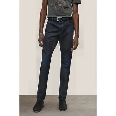 John Varvatos J701 - Regular Fit - Elli Blue Maat: W29 | Slim Jeans Outlet | Heren | Blauw