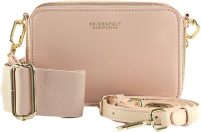 SEIDENFELT MANUFAKTUR Schoudertas Avondtas Falun Tricolor Crossbody Powder Blush / Gold Roze