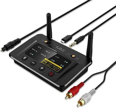 1mii B03 Pro AptX HD Bluetooth 5.0 Transmitter Receiver for TV