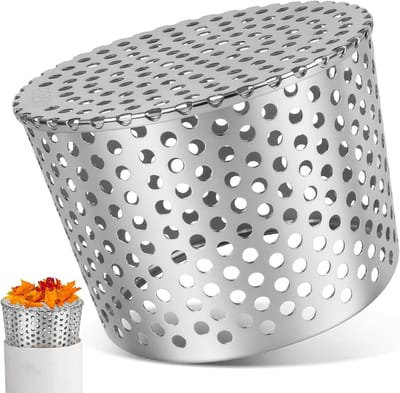 Dakgootrooster - Afvoerzeef RVS - Voorkomen van verstopping - Roestvrij staal 304 - 110-125 mm - Zilver