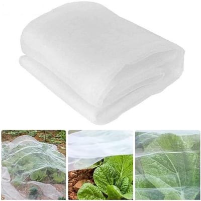 Insectengaas-insectennet-vlindernet-Insectennet3 x 15 m - Fijnmazig tuinnet Groentenet - Insectennet voor planten en groenten - Effectieve insectenwerende vogelkooi voor bloemenkas - Wit