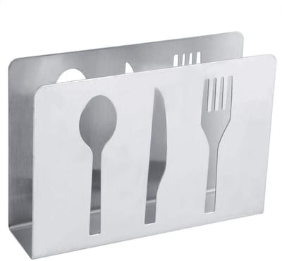 Dailygoody - Rvs Serviette Houder - Moderne Serviette Houder - Stijlvol Tafel Decor - Geschikt voor Thuis Keuken - Eenvoudig en Praktisch - Duurz